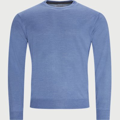 Lipan Merino knitted sweater Regular fit | Lipan Merino knitted sweater | Blue